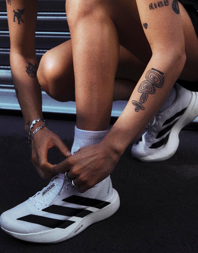 Adizero EVO SL - Women's - Cloud White & Core Black