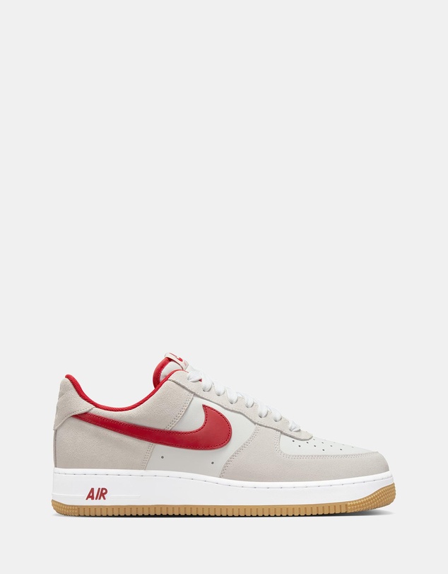 Air Force 1 '07 LV8 - Men's - Summit White & Varsity Red-White