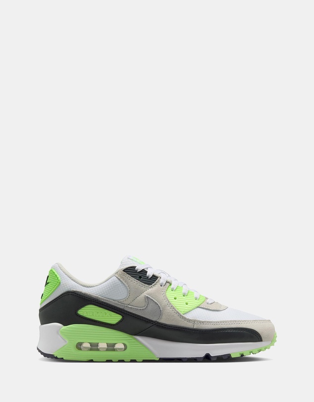 Air Max 90 - Men's - White, Cave Stone & Light Bone