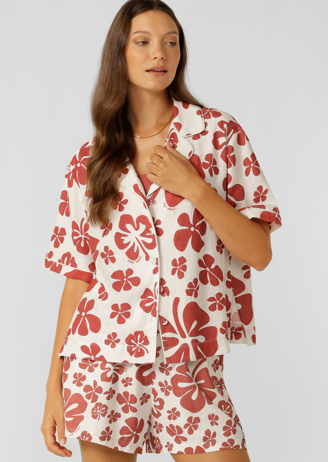 Aloha Hibiscus Shirt - Happy Hibiscus Print slider