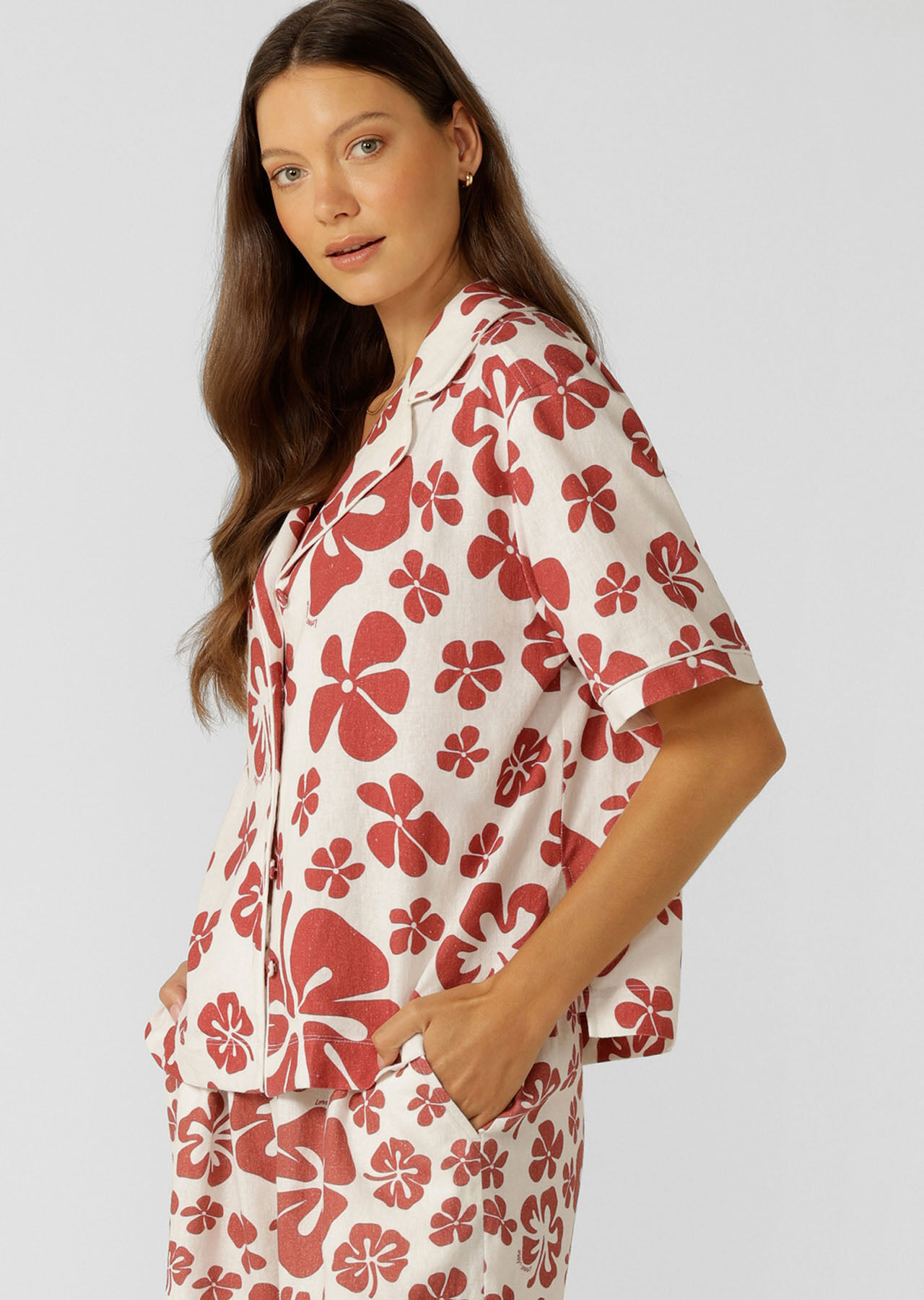 Aloha Hibiscus Shirt - Happy Hibiscus Print slider