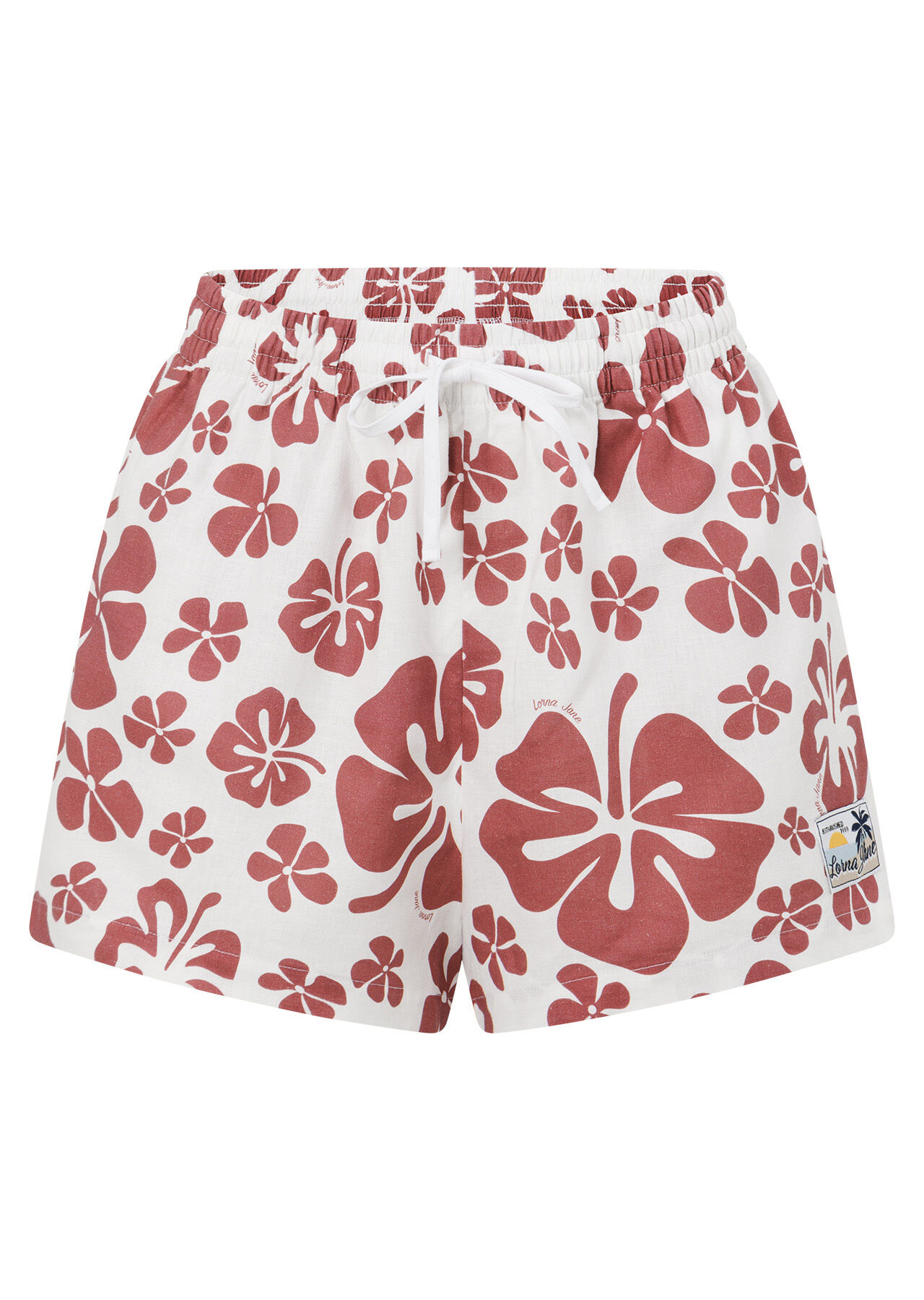 Aloha Hibiscus Shorts - Happy Hibiscus Print slider