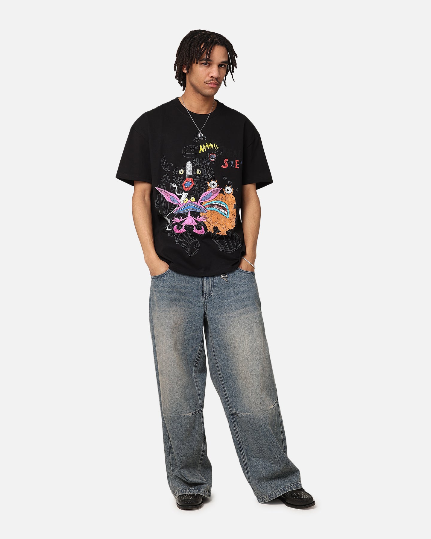 American Thrift X Aaahh!!! Real Monsters Monsters Heavyweight Vintage T-Shirt slider