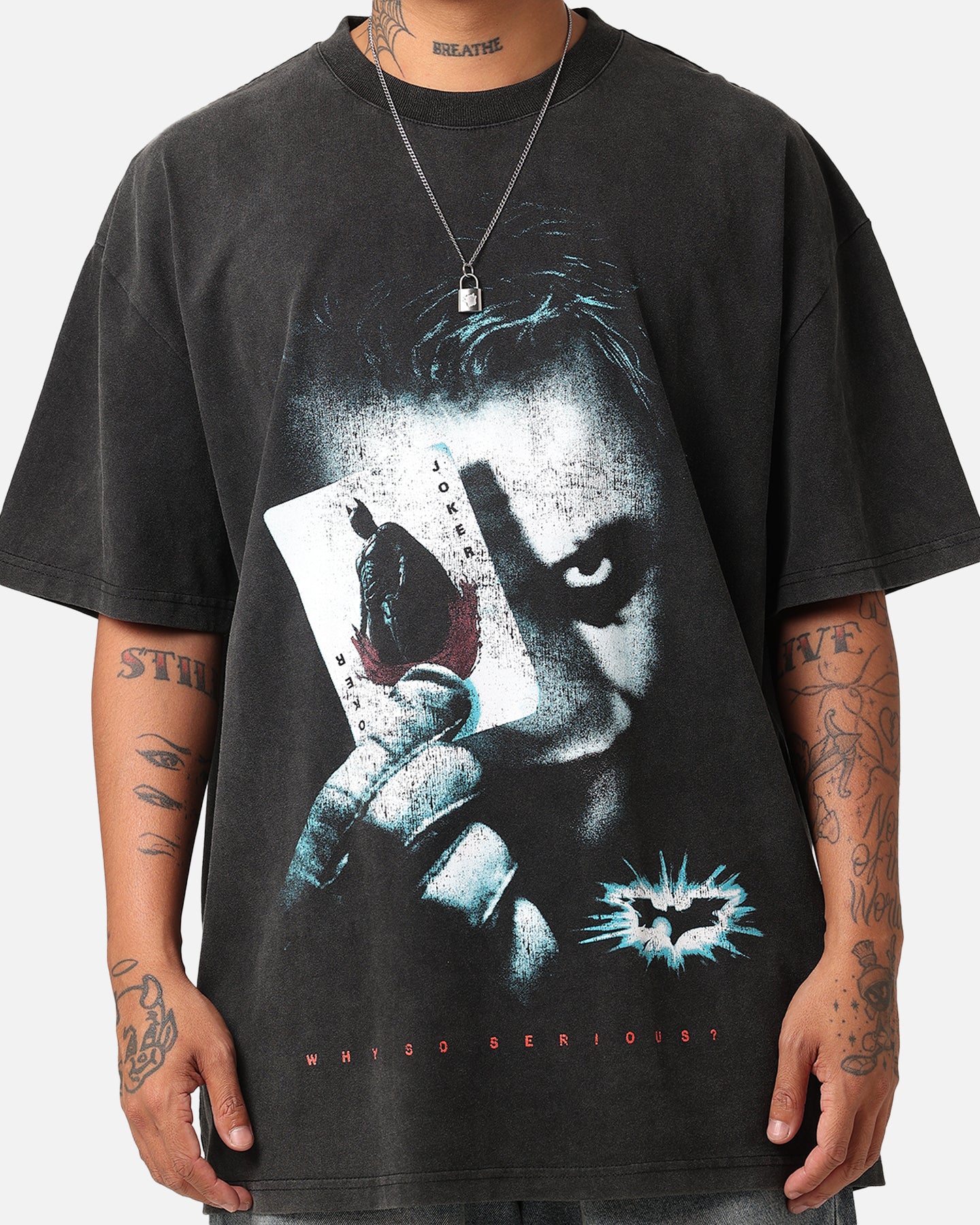 American Thrift X DC Batman The Dark Knight '08 Heavy T-Shirt slider