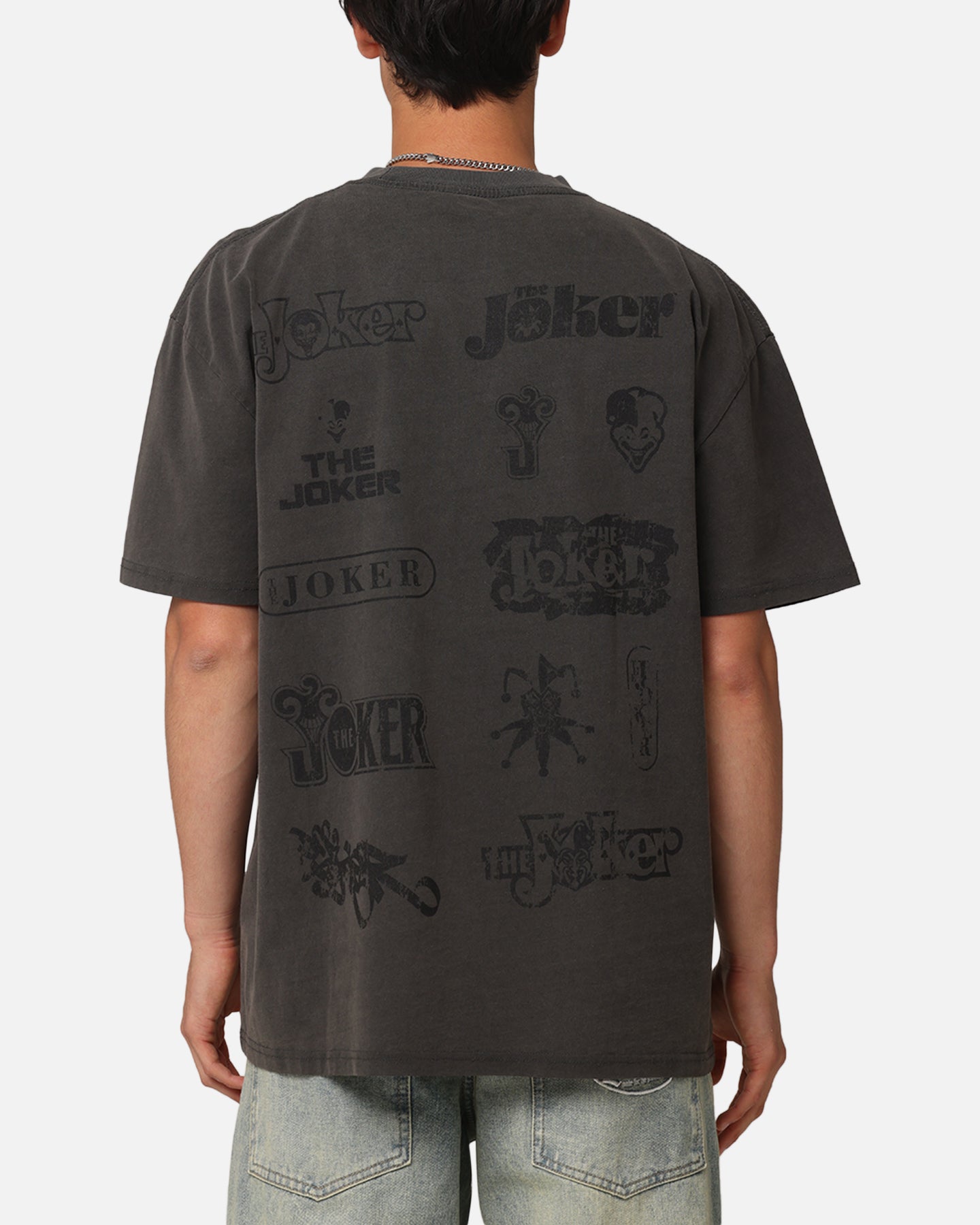 American Thrift X DC Batman The Joker Joker Logos Heavy T-Shirt slider