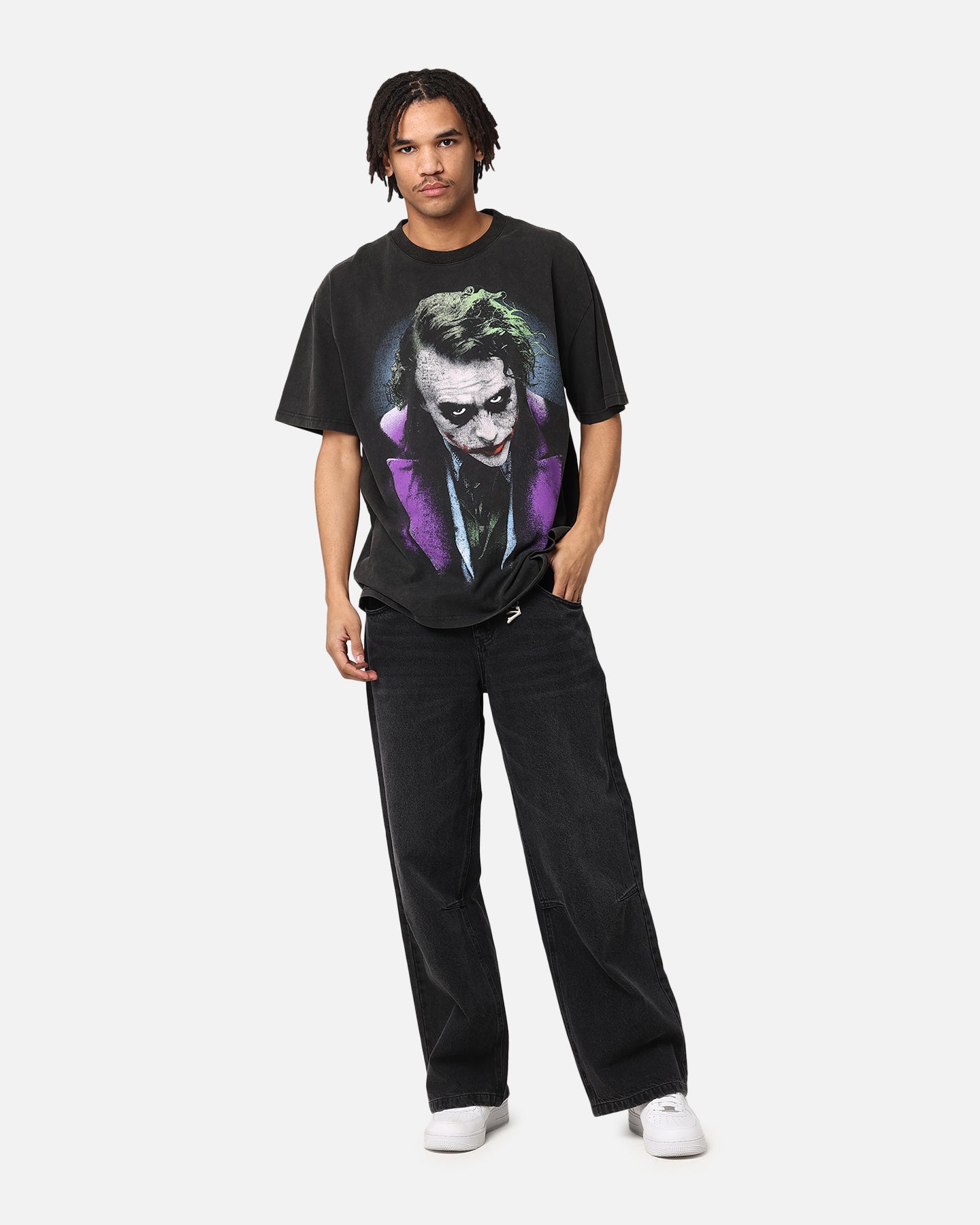 American Thrift X DC Batman The Joker Magic Trick Heavy T-Shirt slider