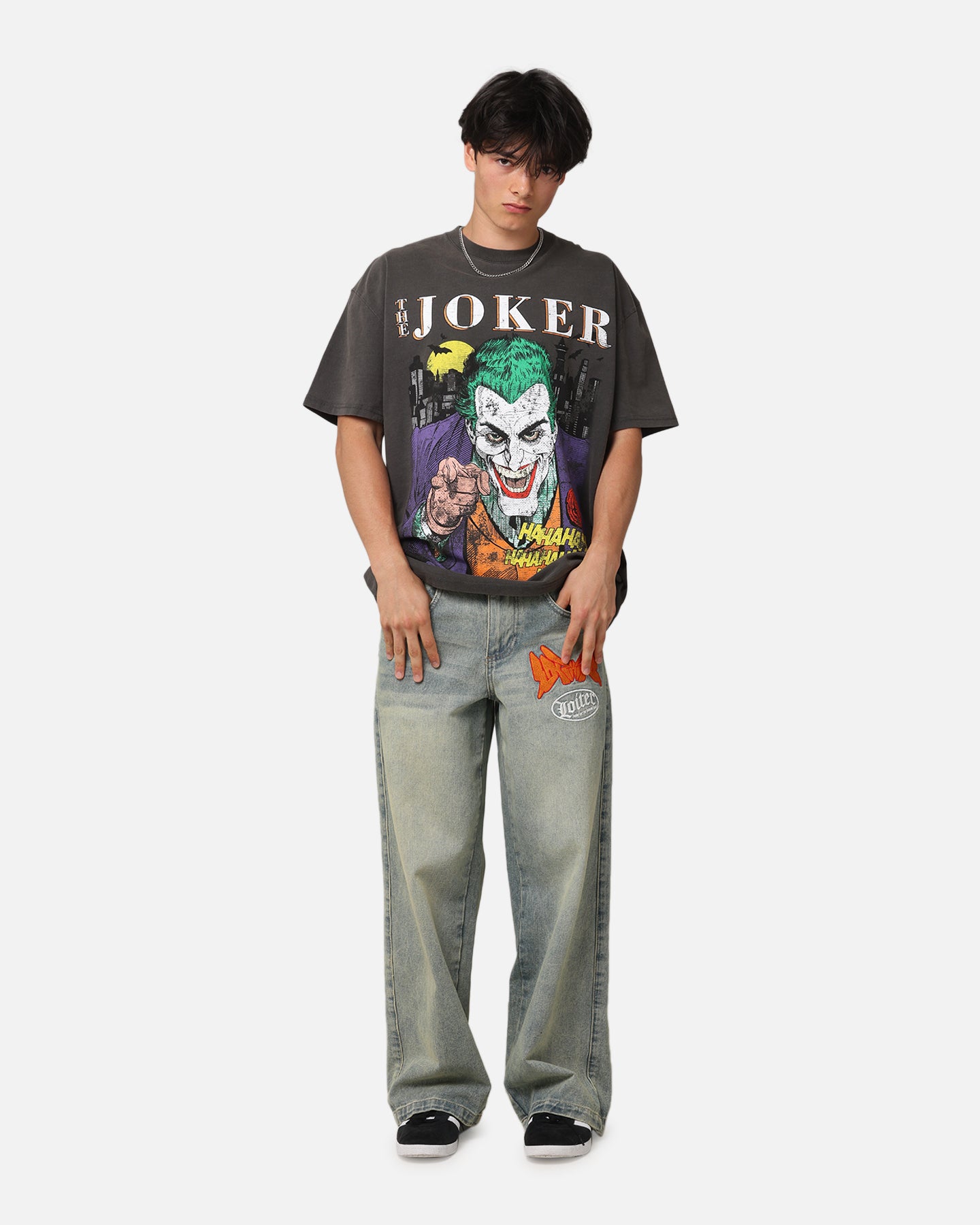 American Thrift X DC Batman The Joker Vote For Me Heavy T-Shirt slider