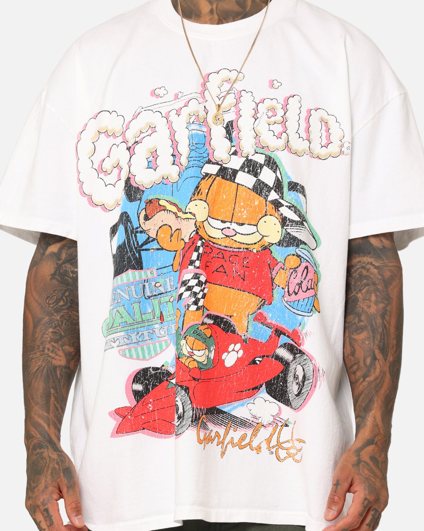 American Thrift X Garfield Race Heavyweight T-Shirt slider