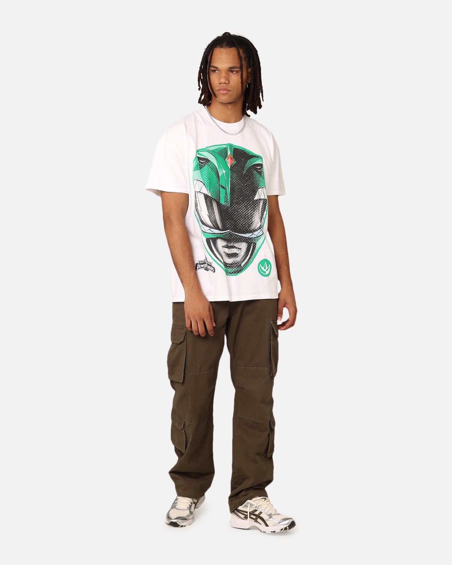 American Thrift X Power Rangers Green Ranger Big Head Heavyweight T-Shirt slider