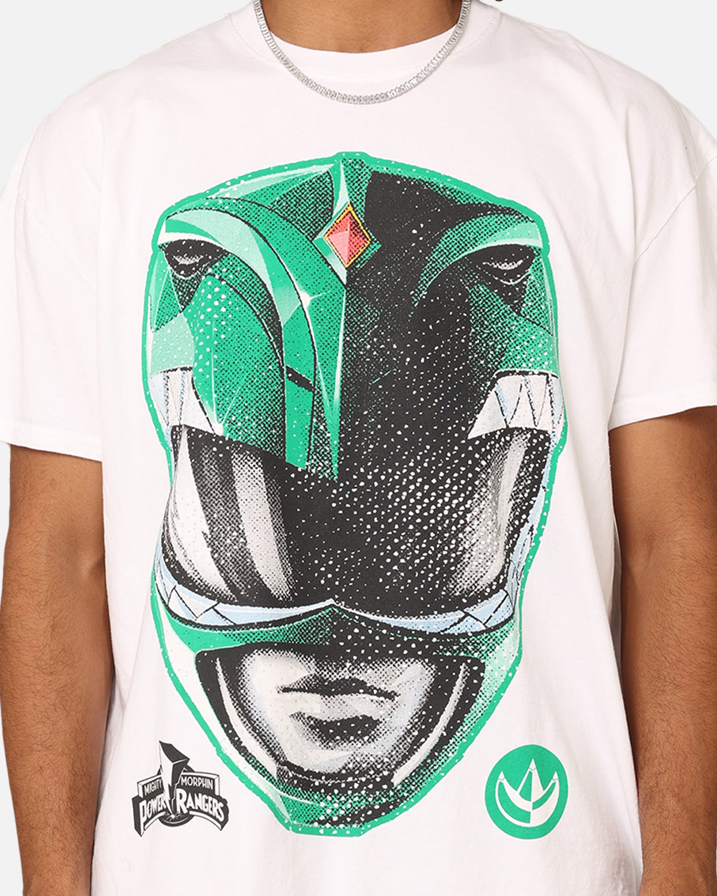 American Thrift X Power Rangers Green Ranger Big Head Heavyweight T-Shirt slider