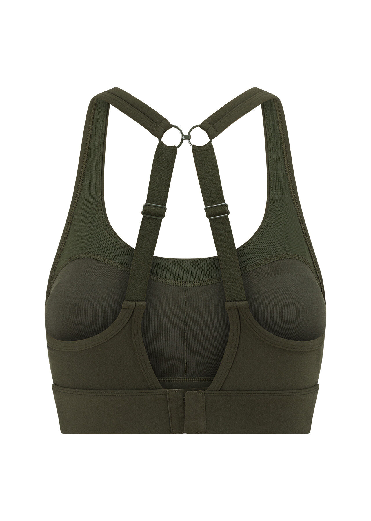 Amy Maximum Support Sports Bra - Dark Safari slider