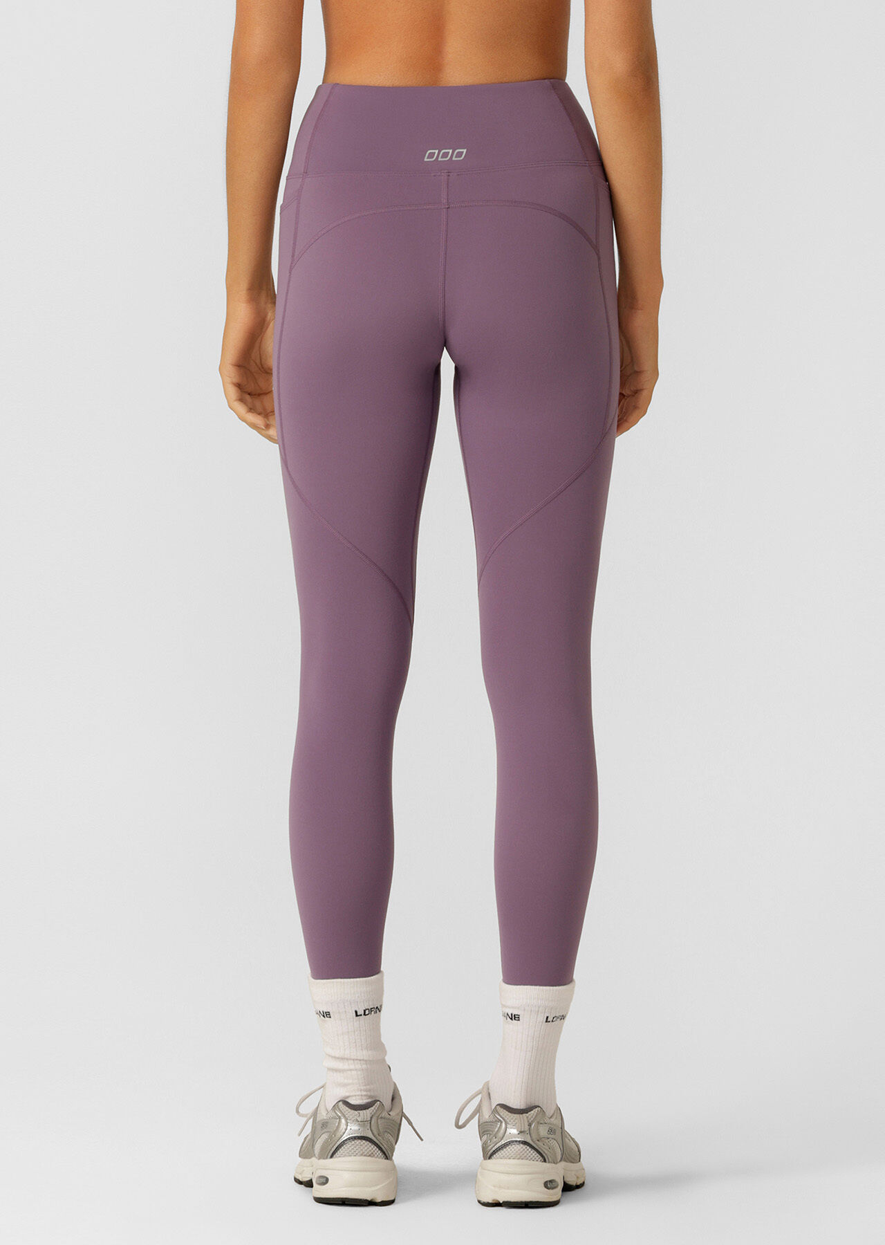 Amy No Ride Phone Pocket Ankle Biter Leggings - Grape slider