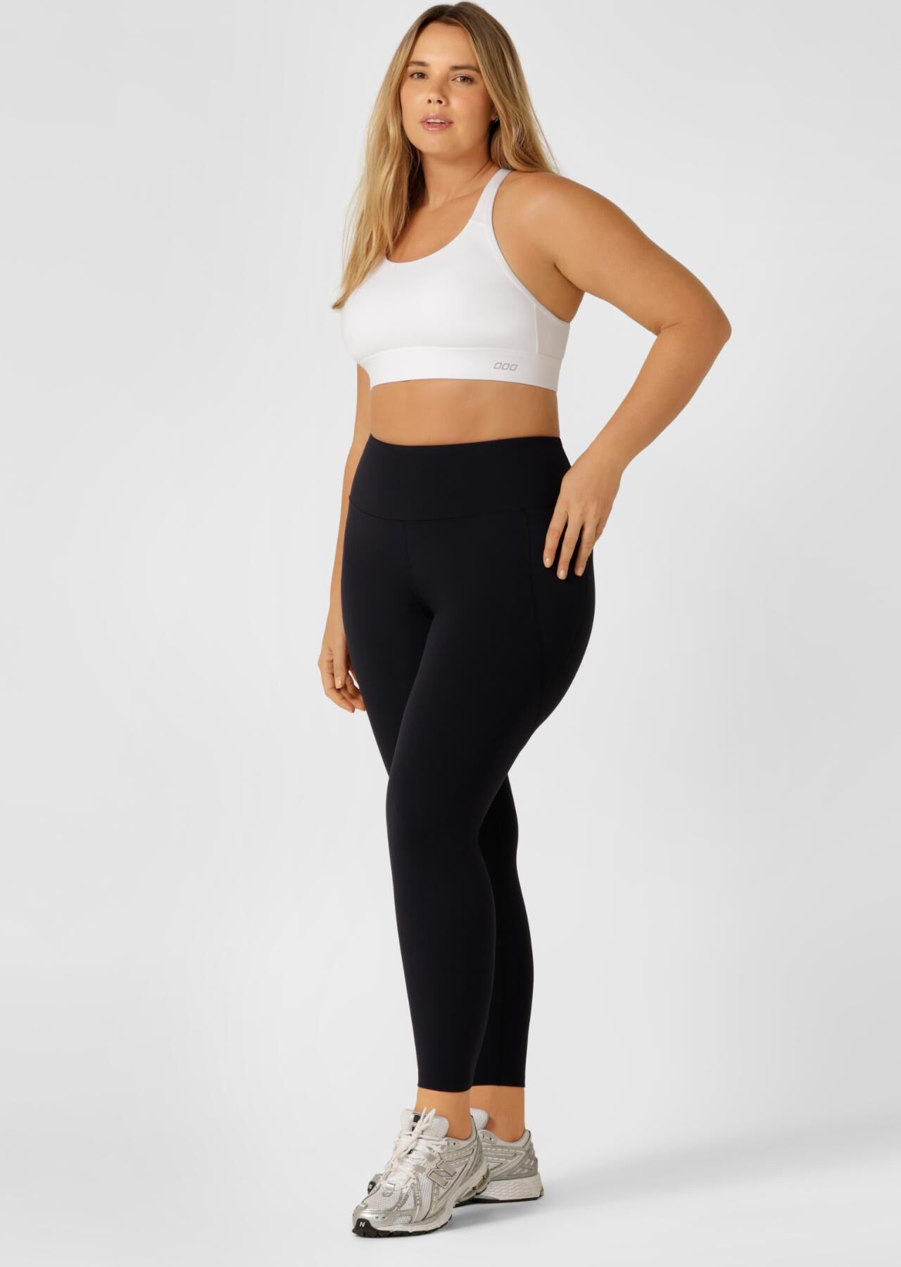 Amy Phone Pocket Ankle Biter Tech Leggings - Black slider