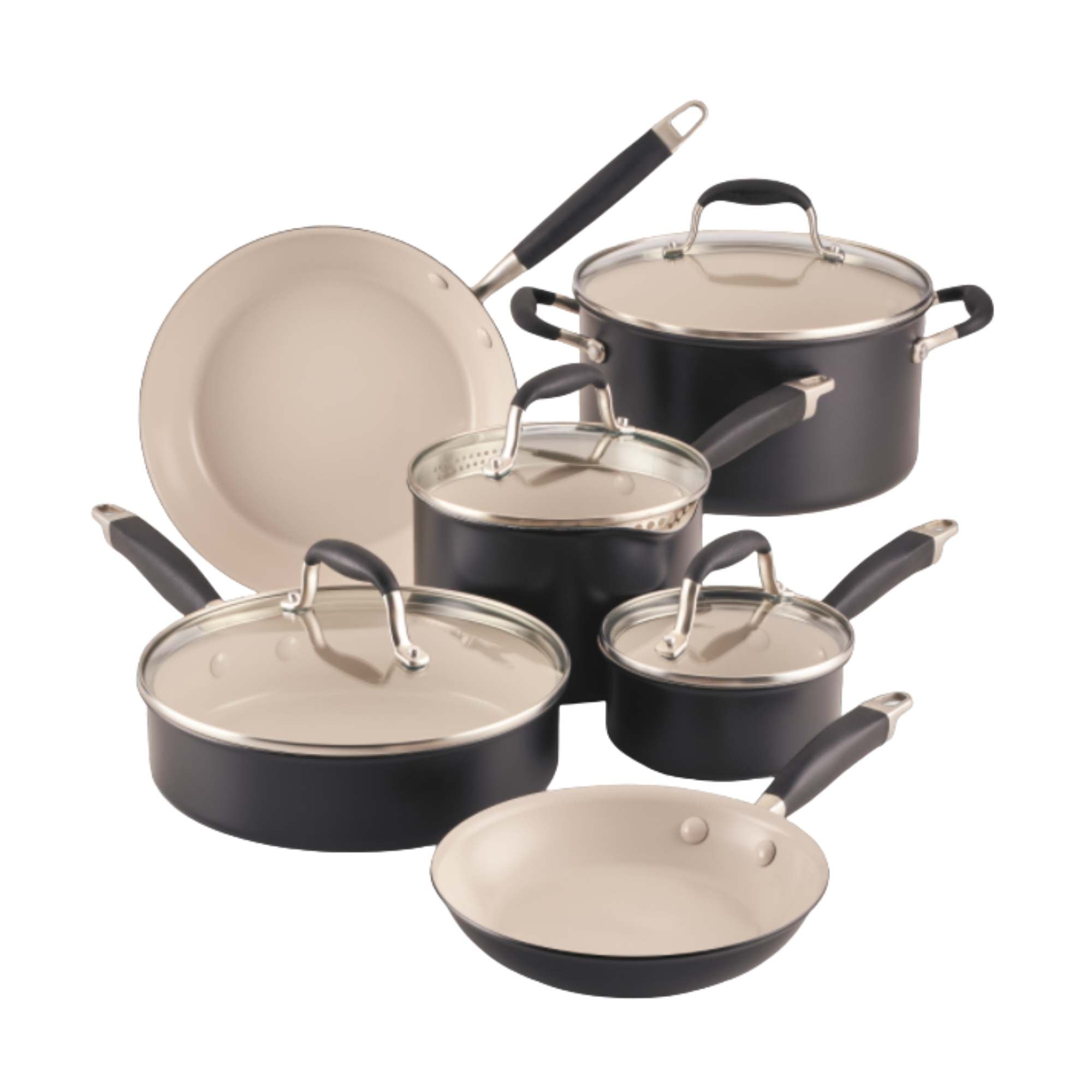 Anolon Advanced Ceramic Nonstick Induction 10 Piece Cookware Set slider