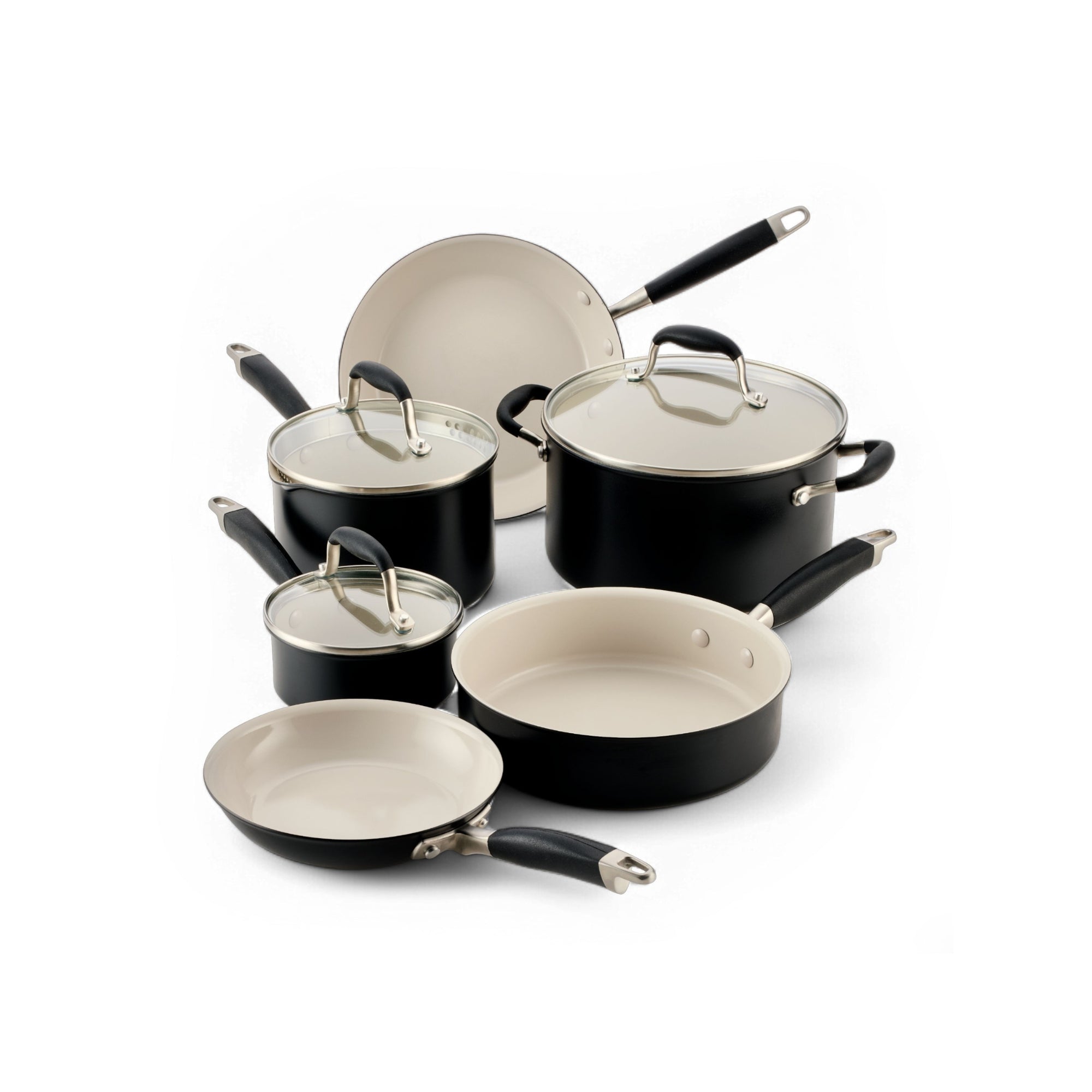 Anolon Advanced Ceramic Nonstick Induction 9 Piece Cookware Set slider