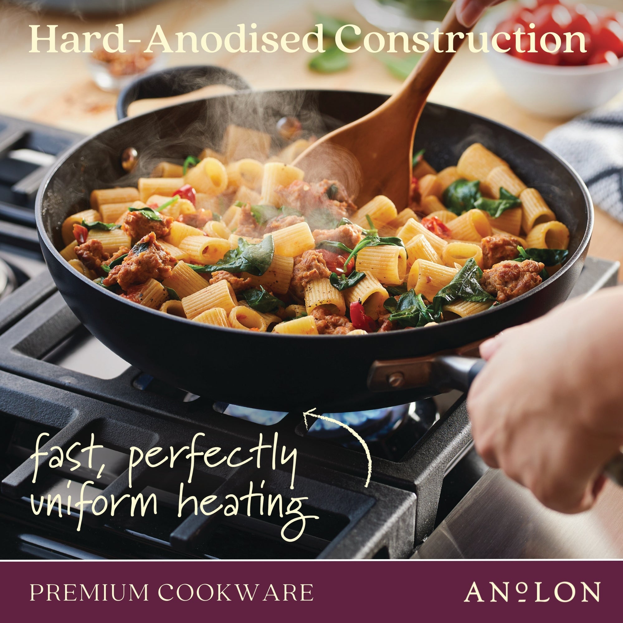 Anolon Advanced Home Nonstick 11 Piece Cookware Set Onyx slider