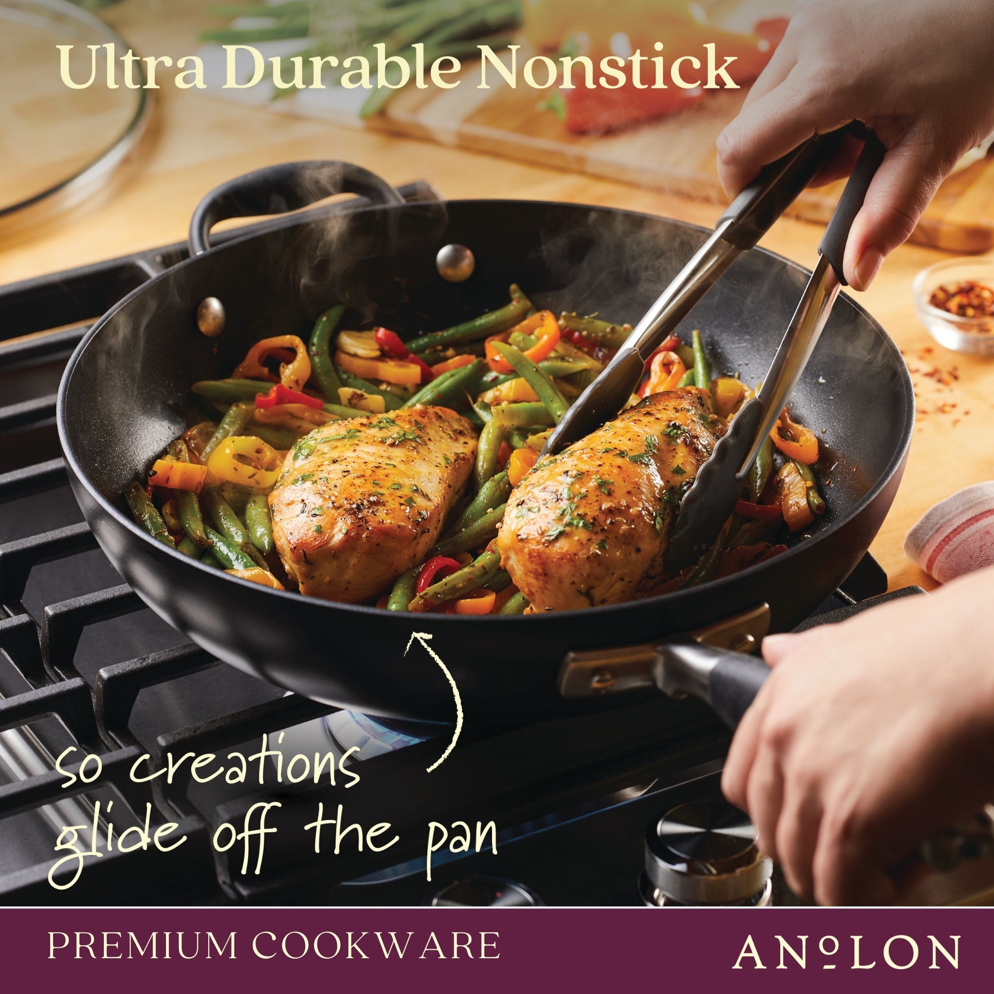 Anolon Advanced Home Nonstick 11 Piece Cookware Set Onyx slider