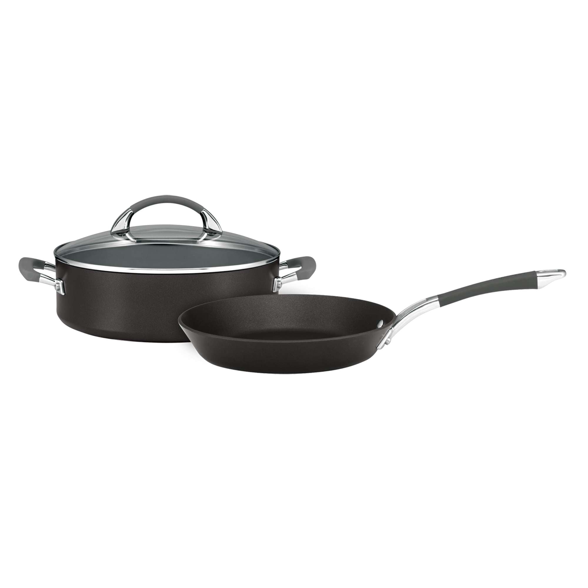 Anolon Endurance+ Nonstick Induction Open French Skillet 26cm and Covered Sautéuse 28cm/4.7L slider