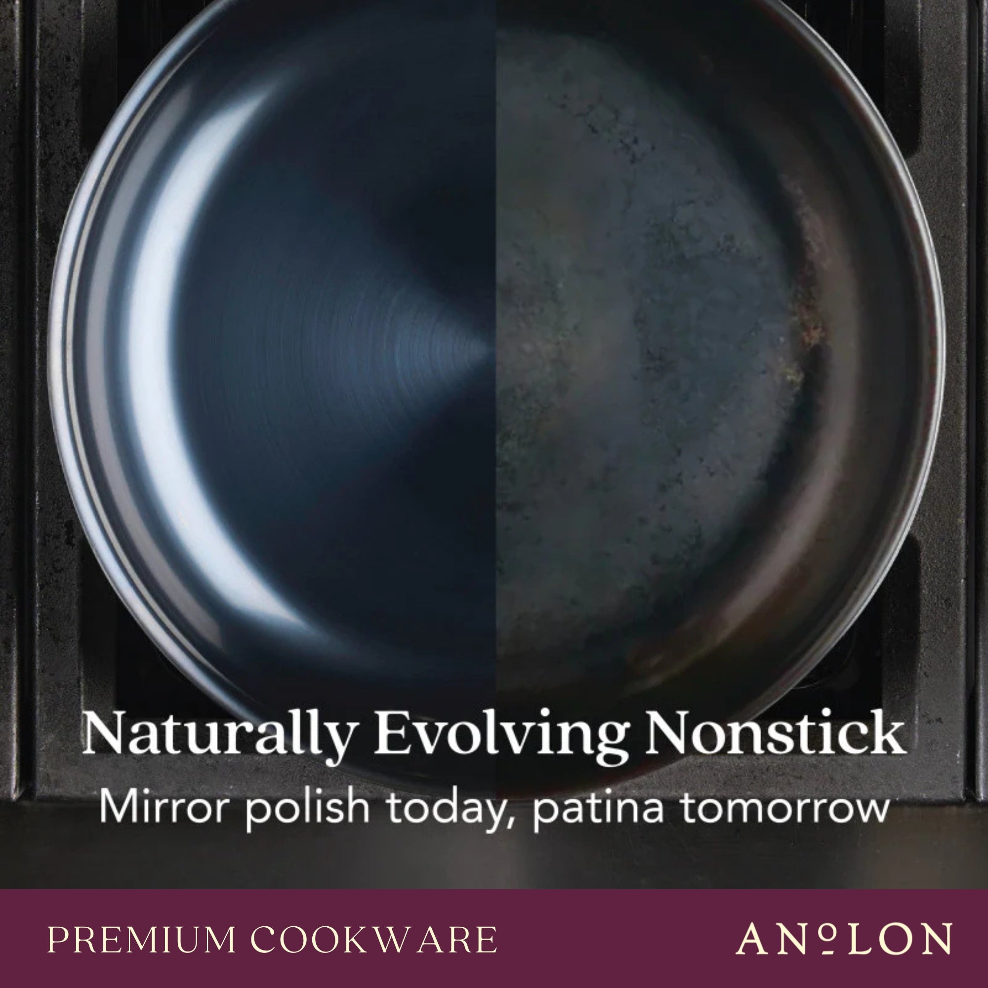Anolon N₂ Carbon Steel Induction Skillet 25cm slider
