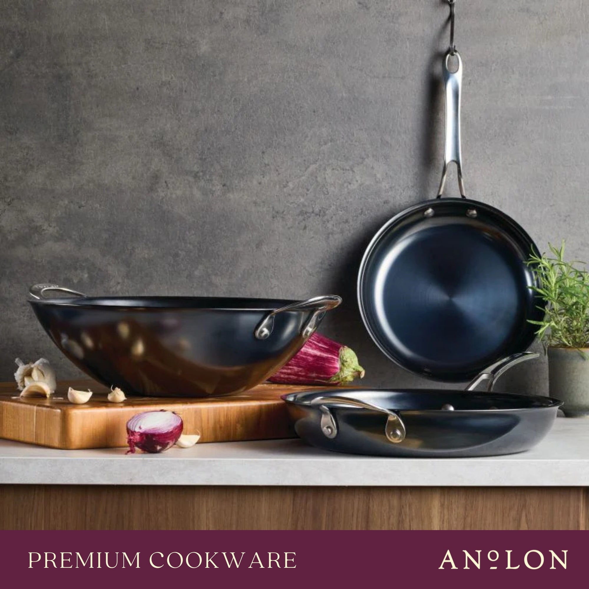 Anolon N₂ Carbon Steel Induction Skillet 30cm slider
