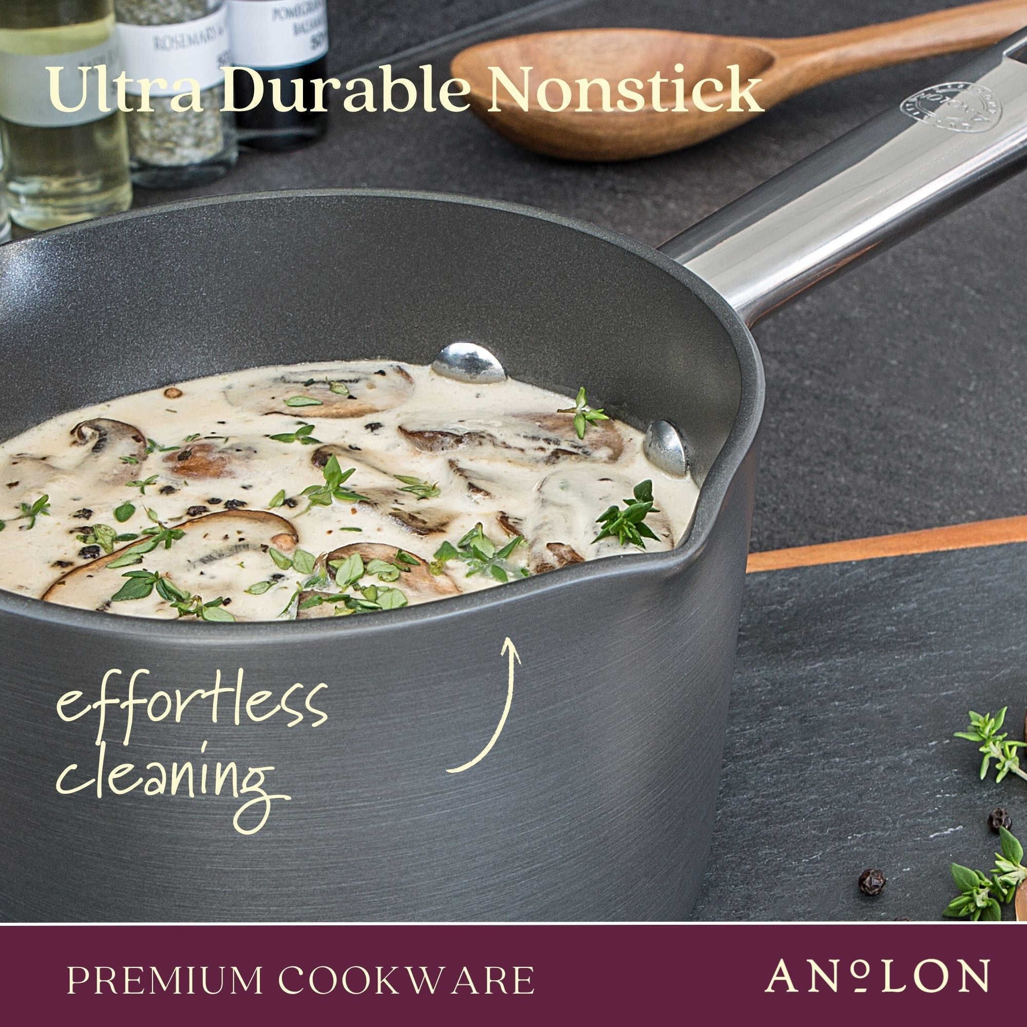 Anolon Professional Nonstick 3 Piece Saucepan Set slider