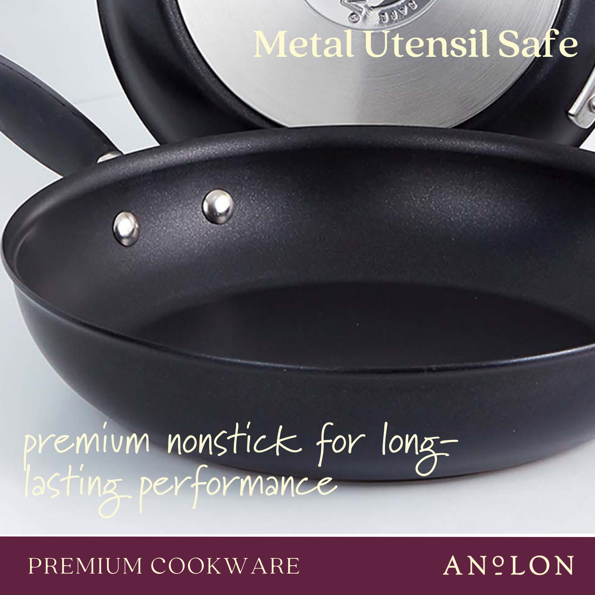 Anolon Synchrony Nonstick Induction 5 Piece Cookware Set slider