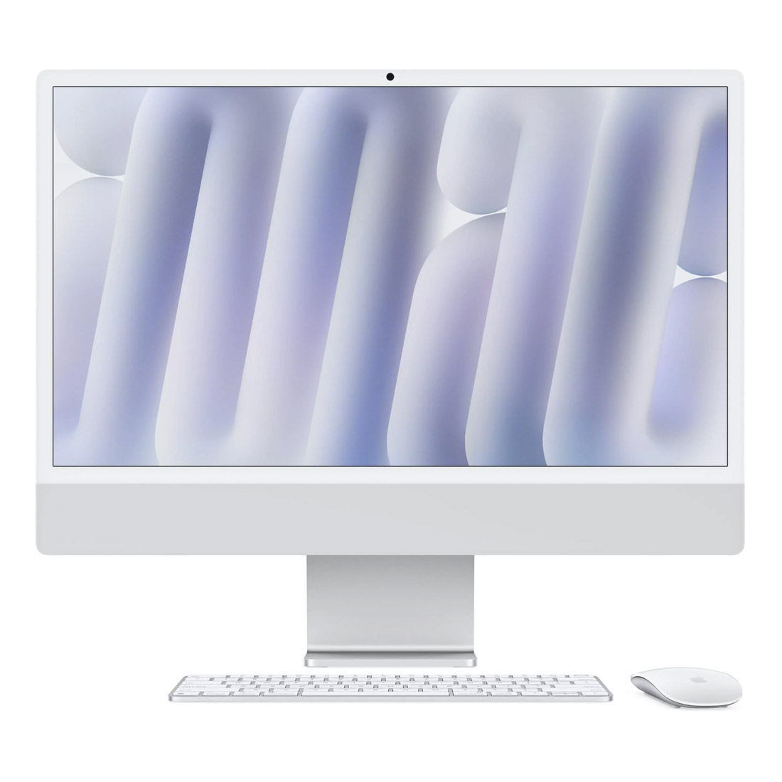 Apple iMac with Retina 4.5K Display 24'' w/ Nano Texture Glass, M4, 10C, 256GB/16GB (2024, MD3H4X/A) - Silver