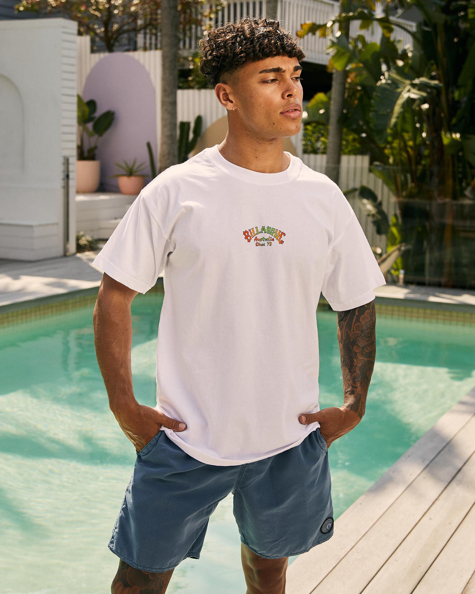 Arch Fade T-Shirt - White slider