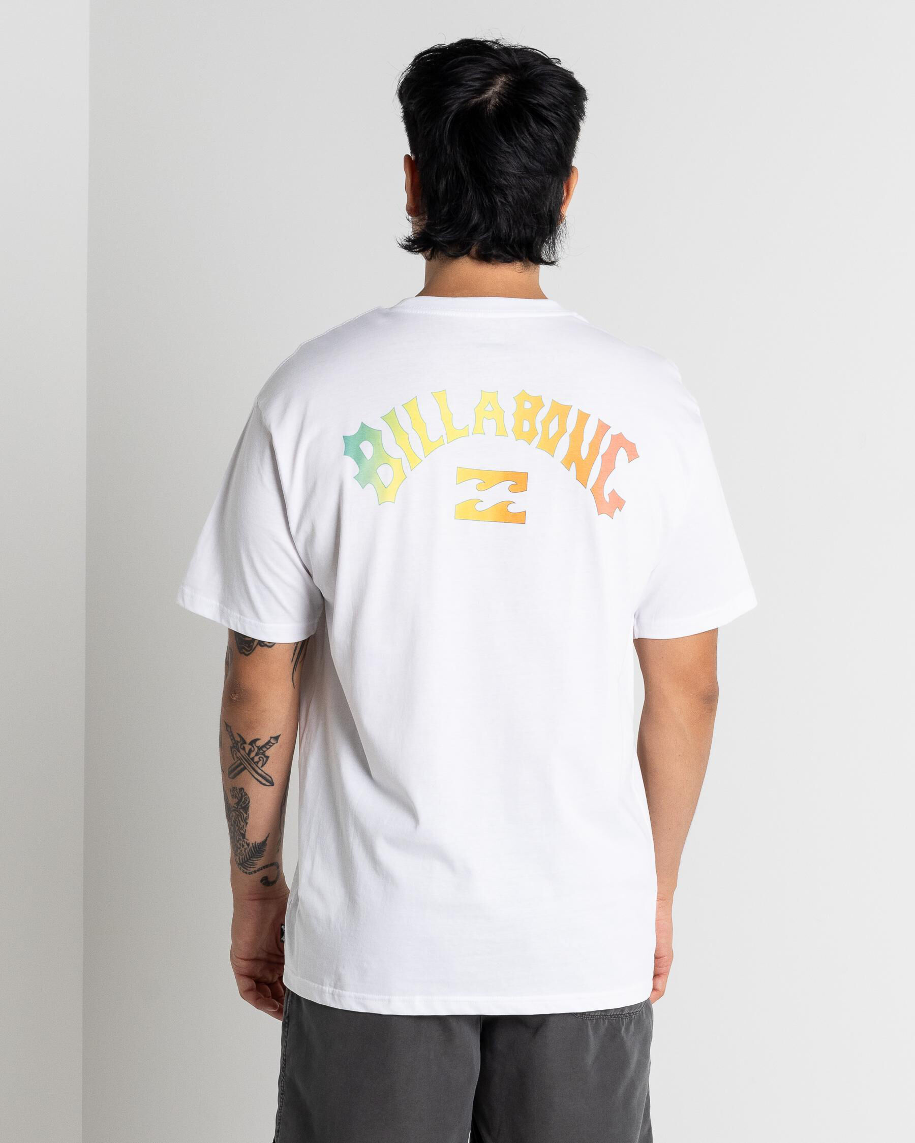 Arch Fill Short Sleeve T-Shirt - White slider