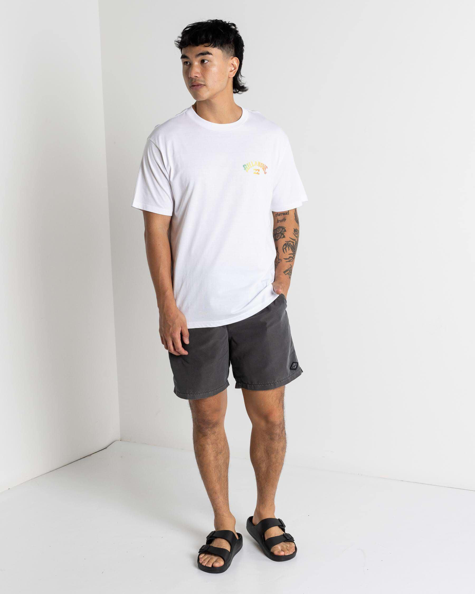 Arch Fill Short Sleeve T-Shirt - White slider