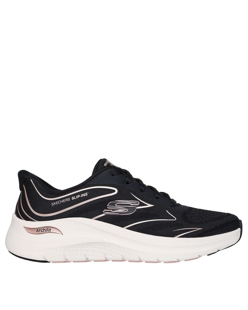 Skechers Slip-Ins: Arch Fit 2.0 - Sleek Stride - BLACK/ROSE GOLD slider