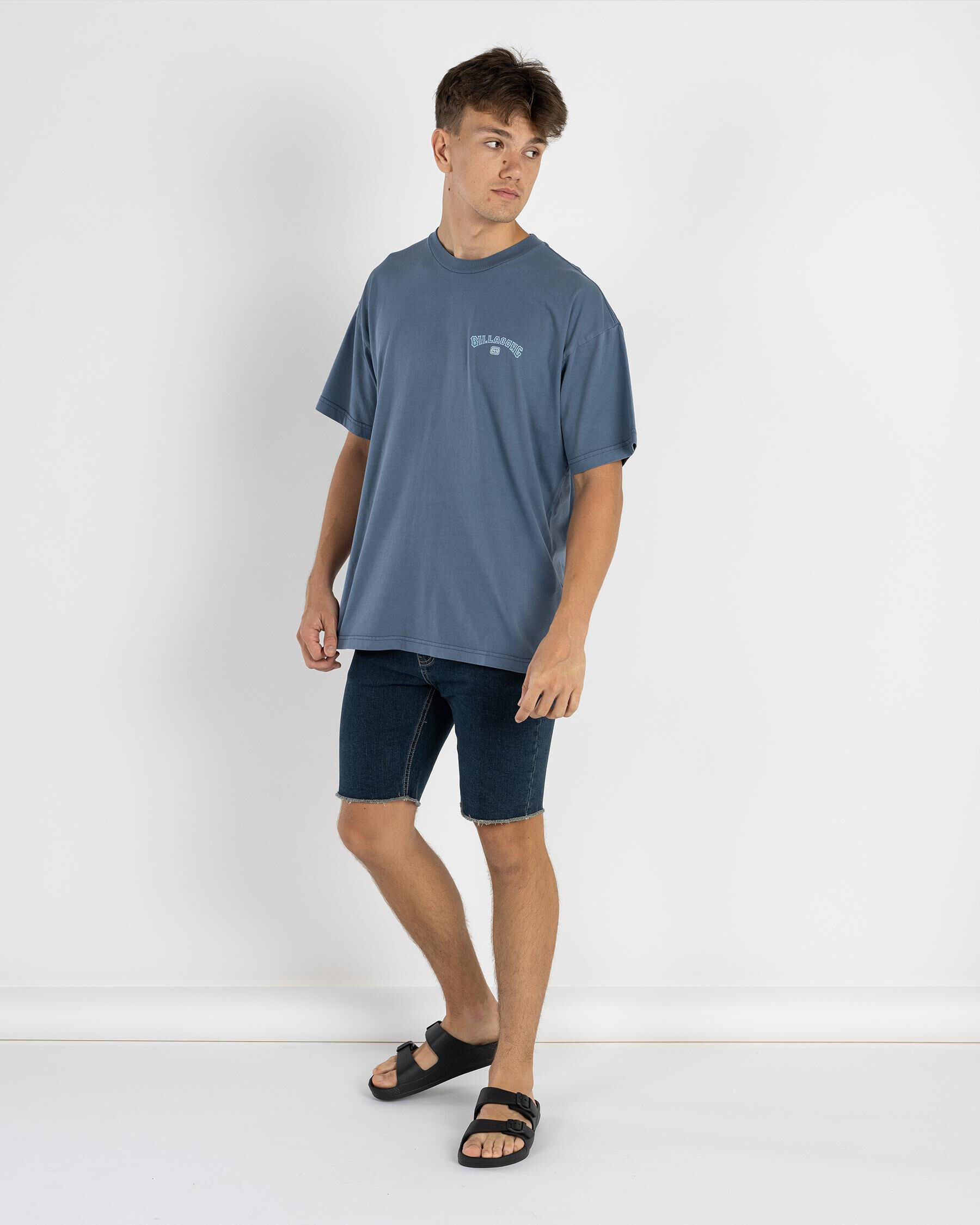 Arch Waves Short Sleeve OG WW T-Shirt - Slate Blue slider