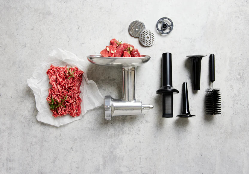 Artisan Tilt-Head Stand Mixer KSM192 + Metal Food Grinder Attachment slider
