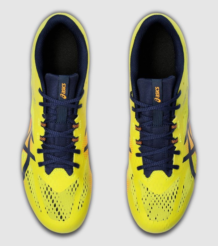 Asics Hyper Md 8 Mens Spikes - BRIGHT YELLOW BLUE EXPANSE slider