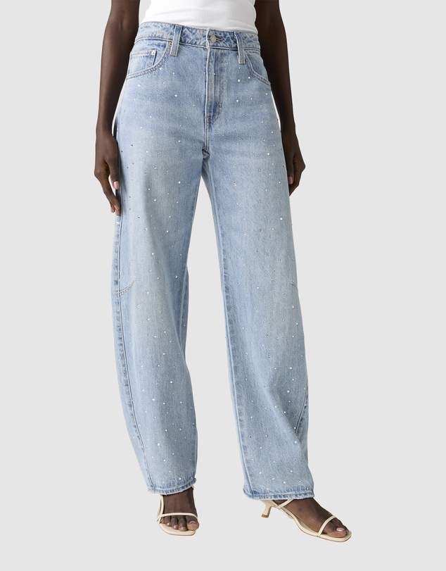 Baggy Dad Barrel Jeans - Dazzle Me