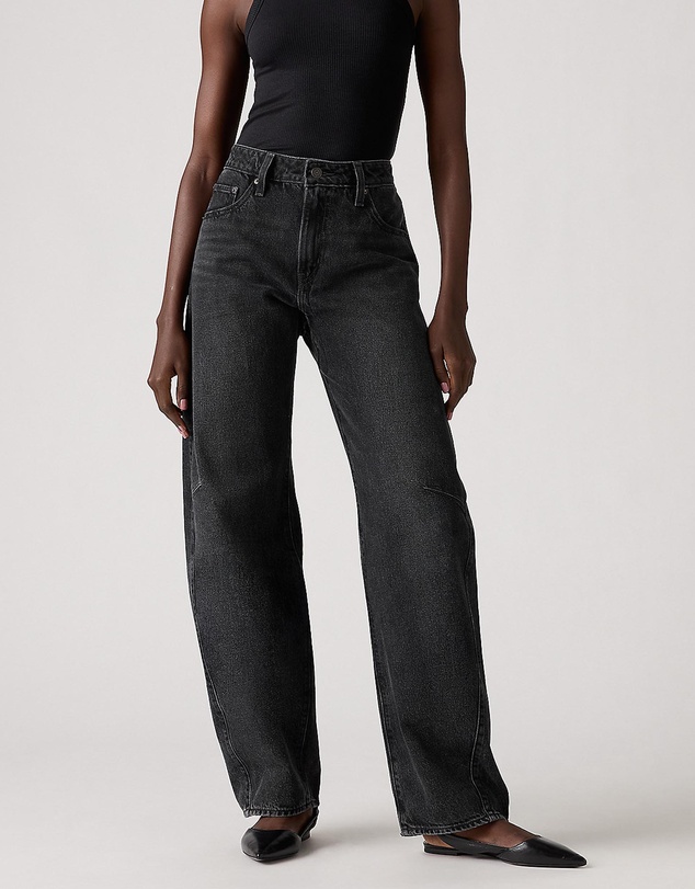 Baggy Dad Barrel Jeans - Rebel Edge Barrel