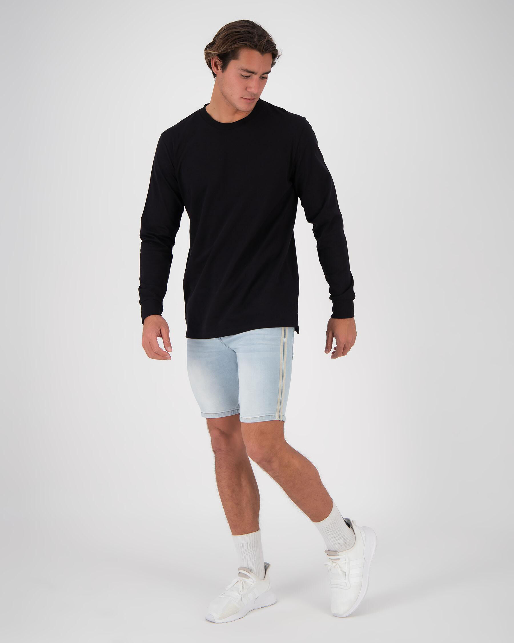 Base Long Sleeve T-Shirt - Black slider