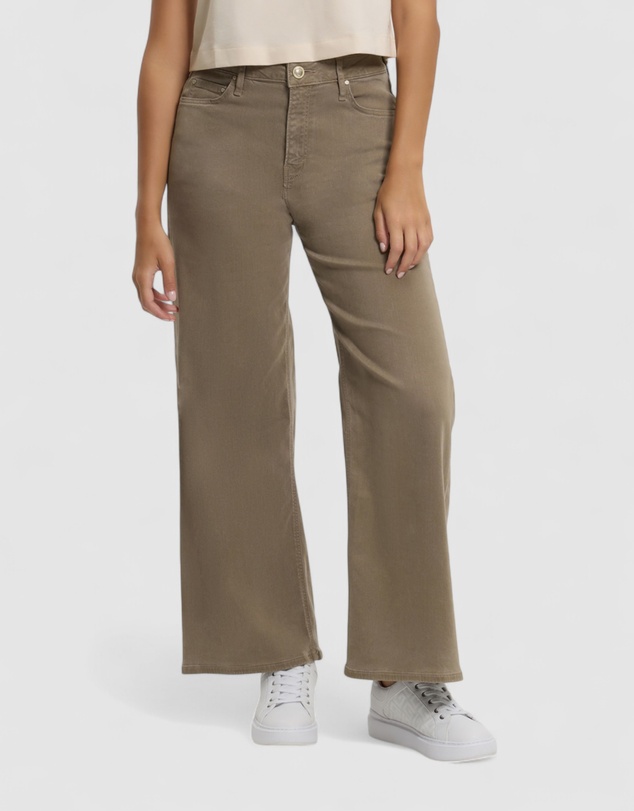 Bellflower Wide Leg Pants - WALNUT SHELL
