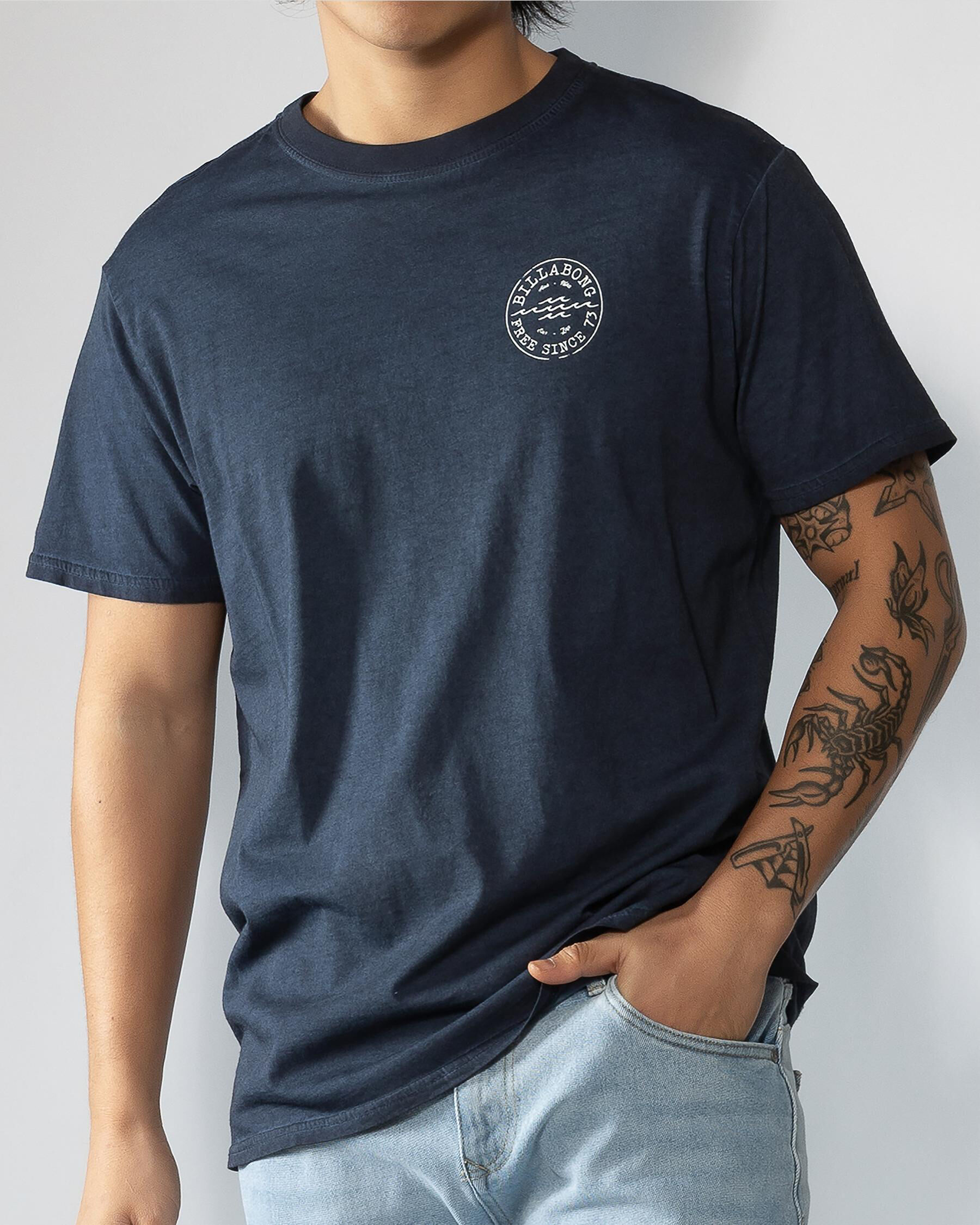 Big Wave Daz T-Shirt - Dusty Navy slider