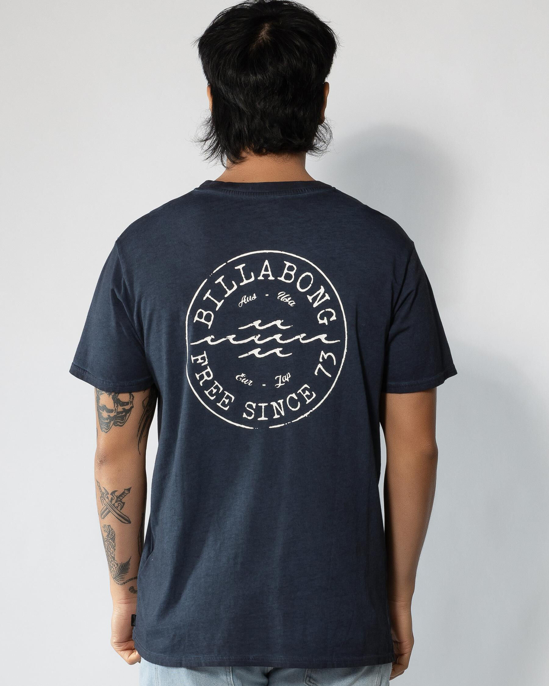 Big Wave Daz T-Shirt - Dusty Navy slider