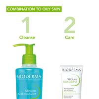 Bioderma Sebium Gel Moussant Gel Cleanser For Oily Skin 200ml slider