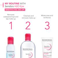 Bioderma Sensibio H2O Eye Biphasic Micellar Makeup Remover for Sensitive Skin 125ml slider