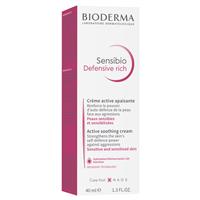 Bioderma Sensibio Soothing Defensive Rich Moisturiser for Dry, Sensitive Skin 40ml slider