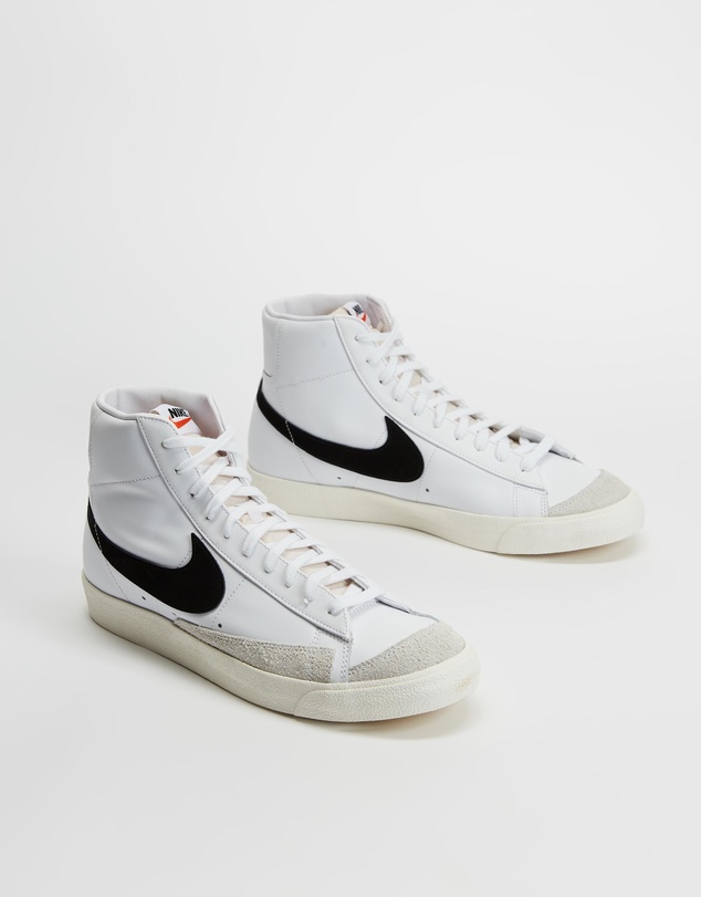 Blazer Mid '77 Vintage - Men's - White & Black