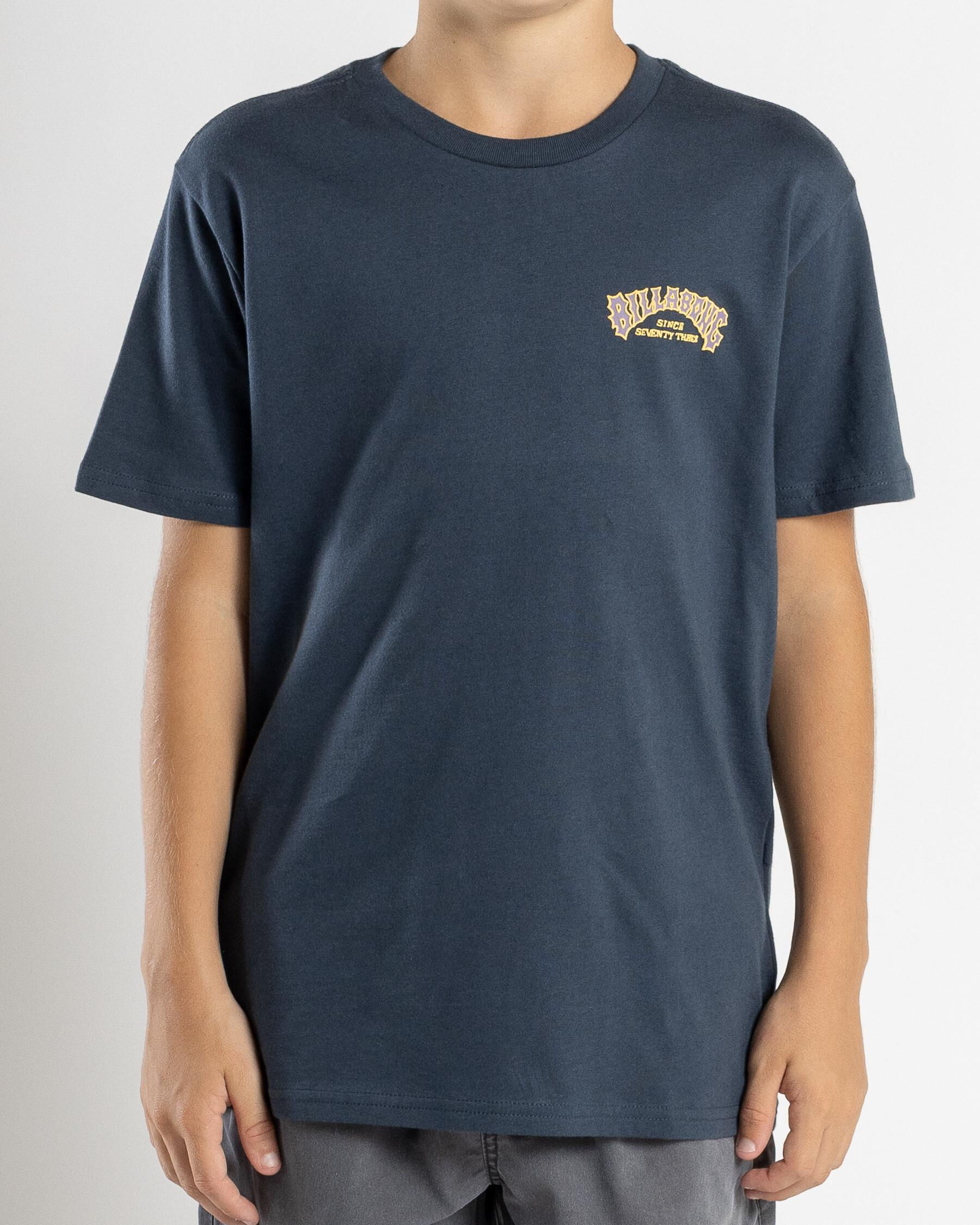 Boys' 73 Arch T-Shirt - Dusty Navy slider