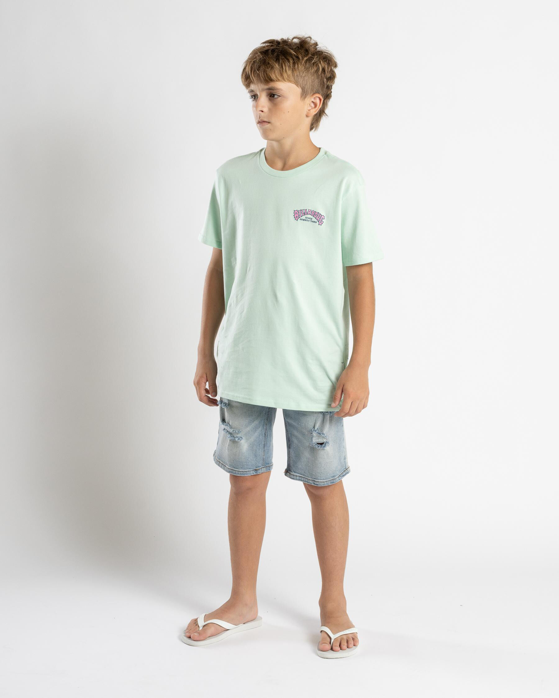 Boys' 73 Arch T-Shirt - Mist Green slider