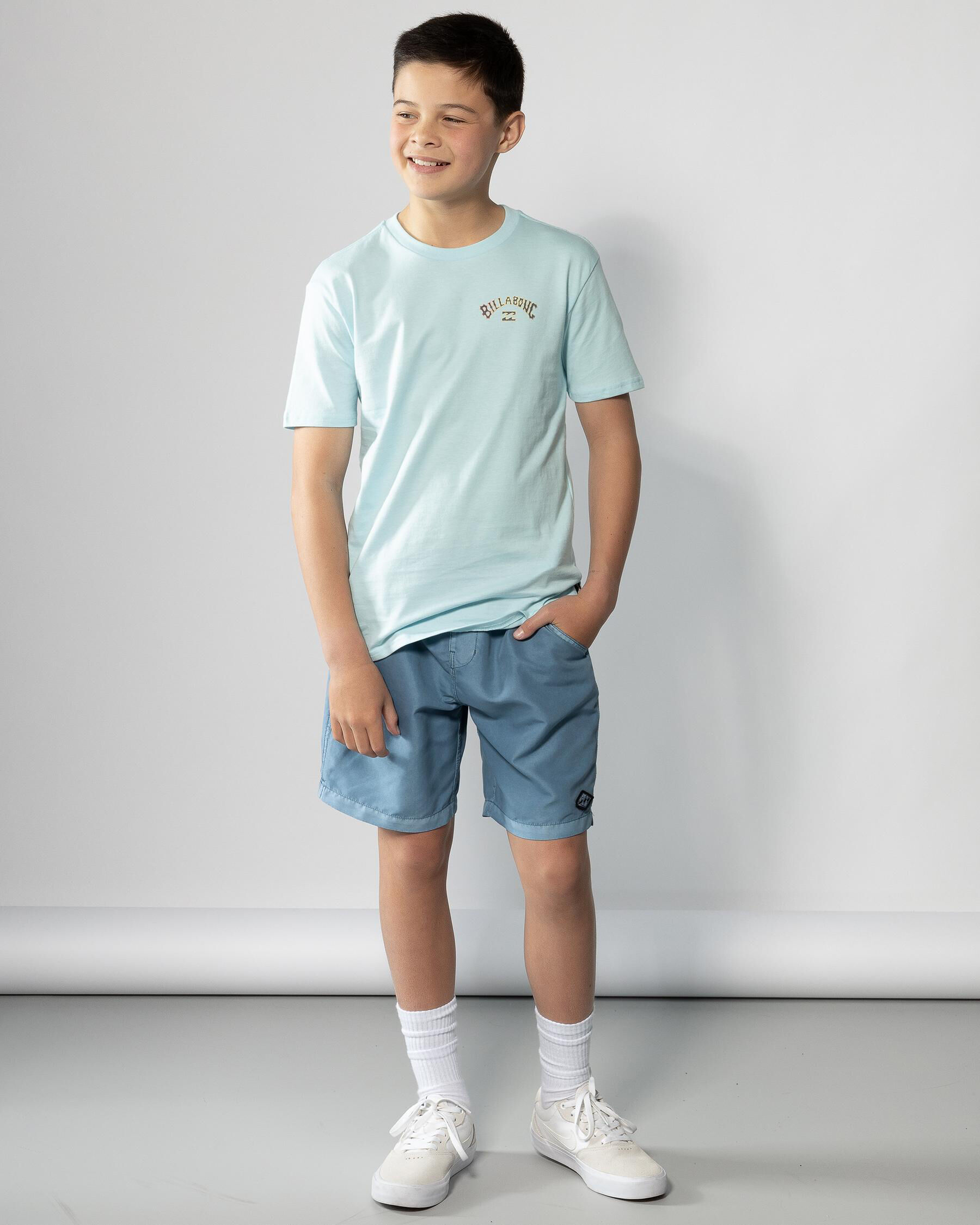 Boys' Arch Fill T-Shirt - Coastal slider