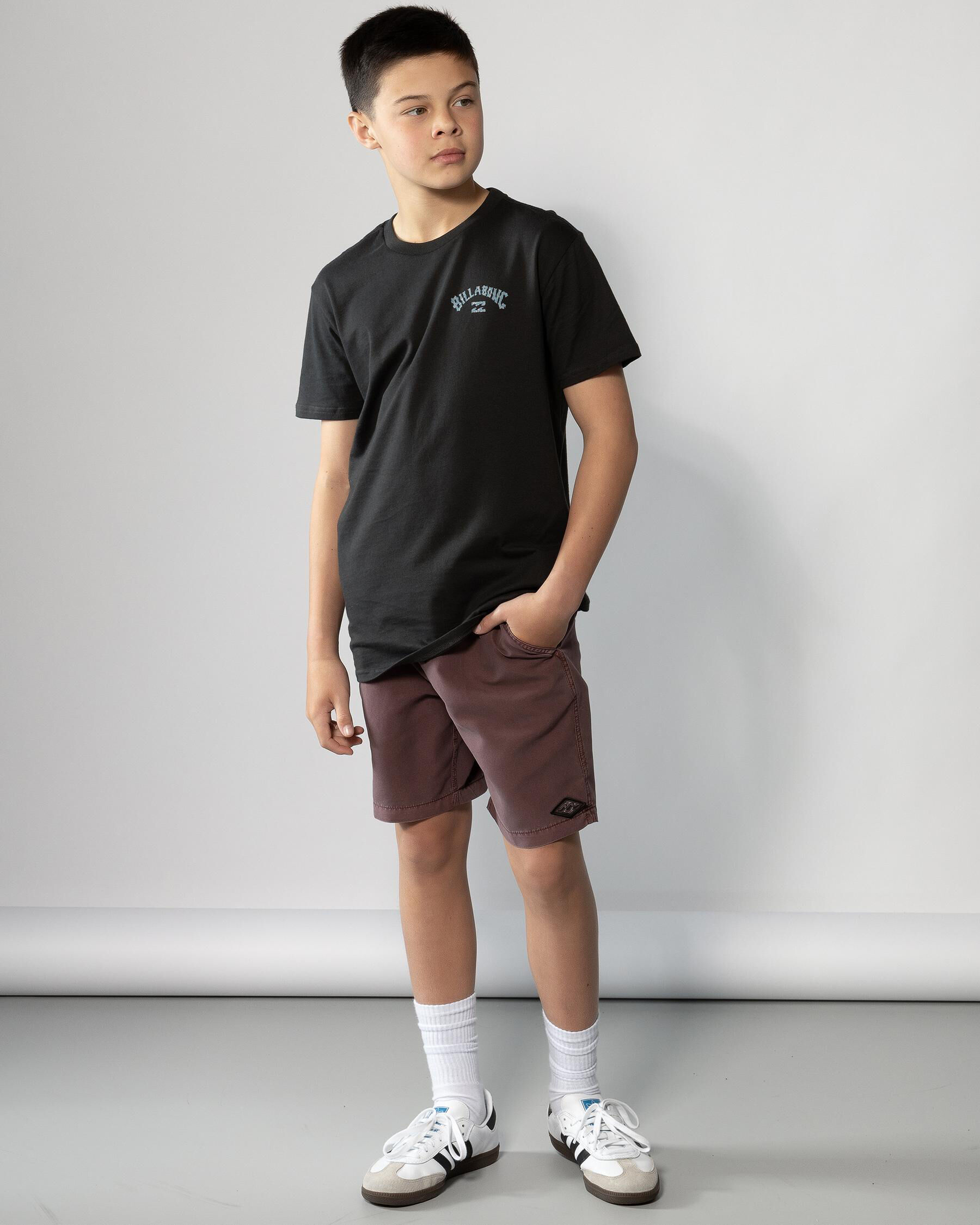 Boys' Arch Fill T-Shirt - Coastal slider