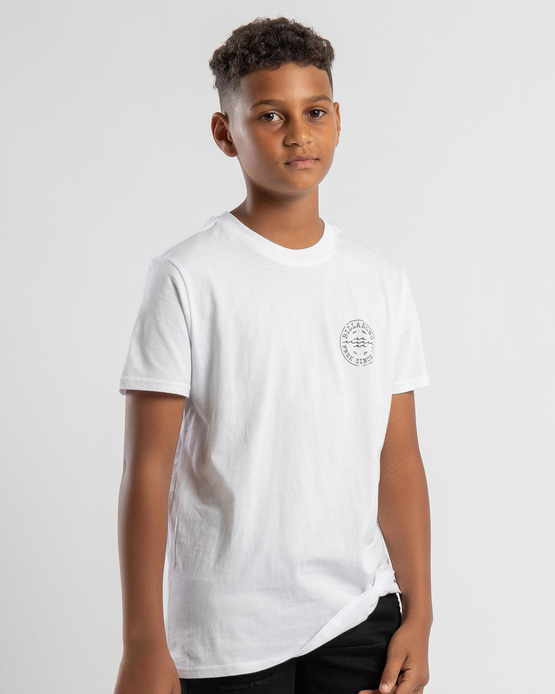 Boys' Big Wave Daz T-Shirt - White slider