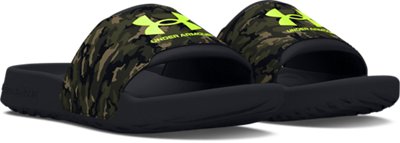 Boys' UA Ignite Select Camo Slides slider